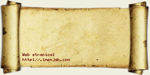 Žaklina Joksimović vizit kartica